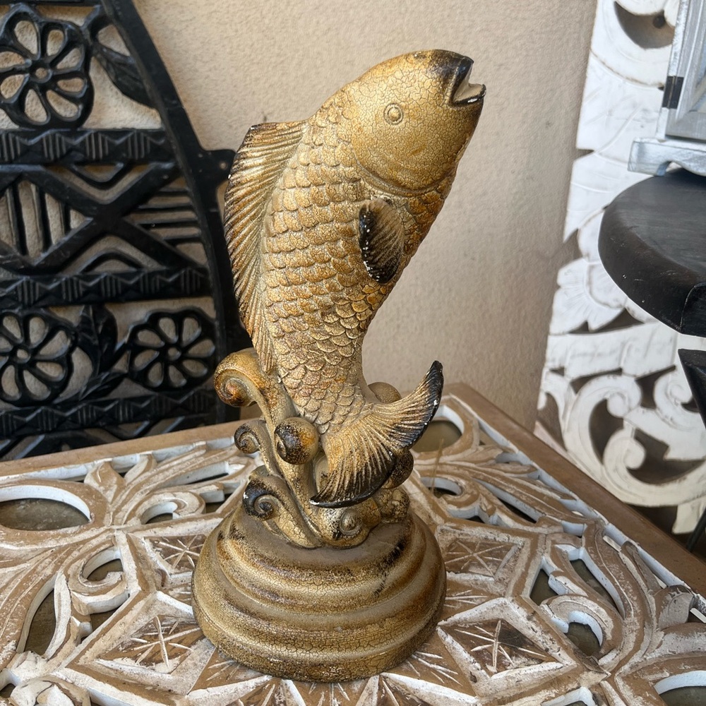 Golden Fish Decor Piece